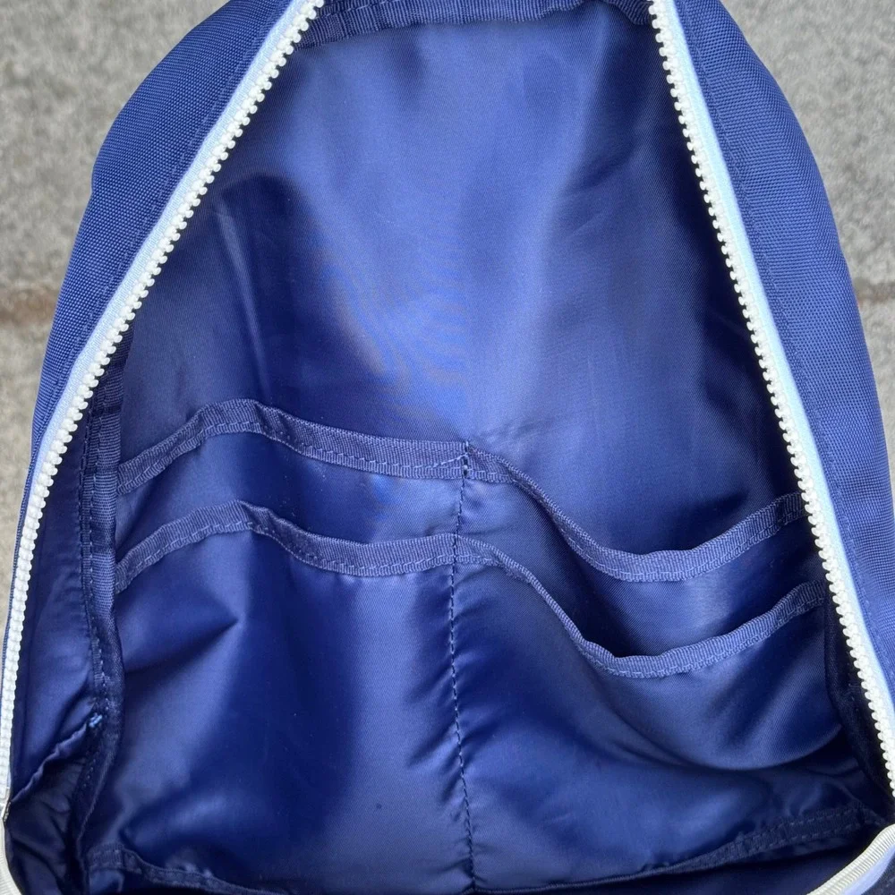 Vineyard Vines Target Navy Blue Pink Backpack School Travel Bag Padded Straps